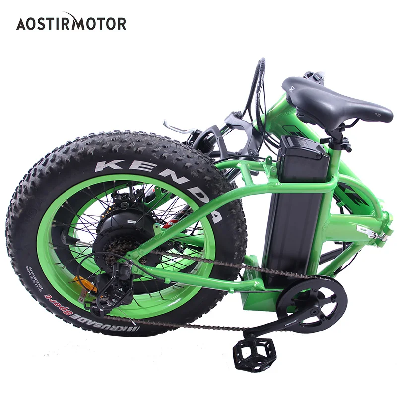 500W 14AH Электрический велосипед EZBIKE, 20 дюймов, 48 В, литиевая батарея, алюминиевый сплав, складной электрический велосипед, 500 Вт, мощный горный, снежный, городской, ebike - Цвет: 500W 14AH