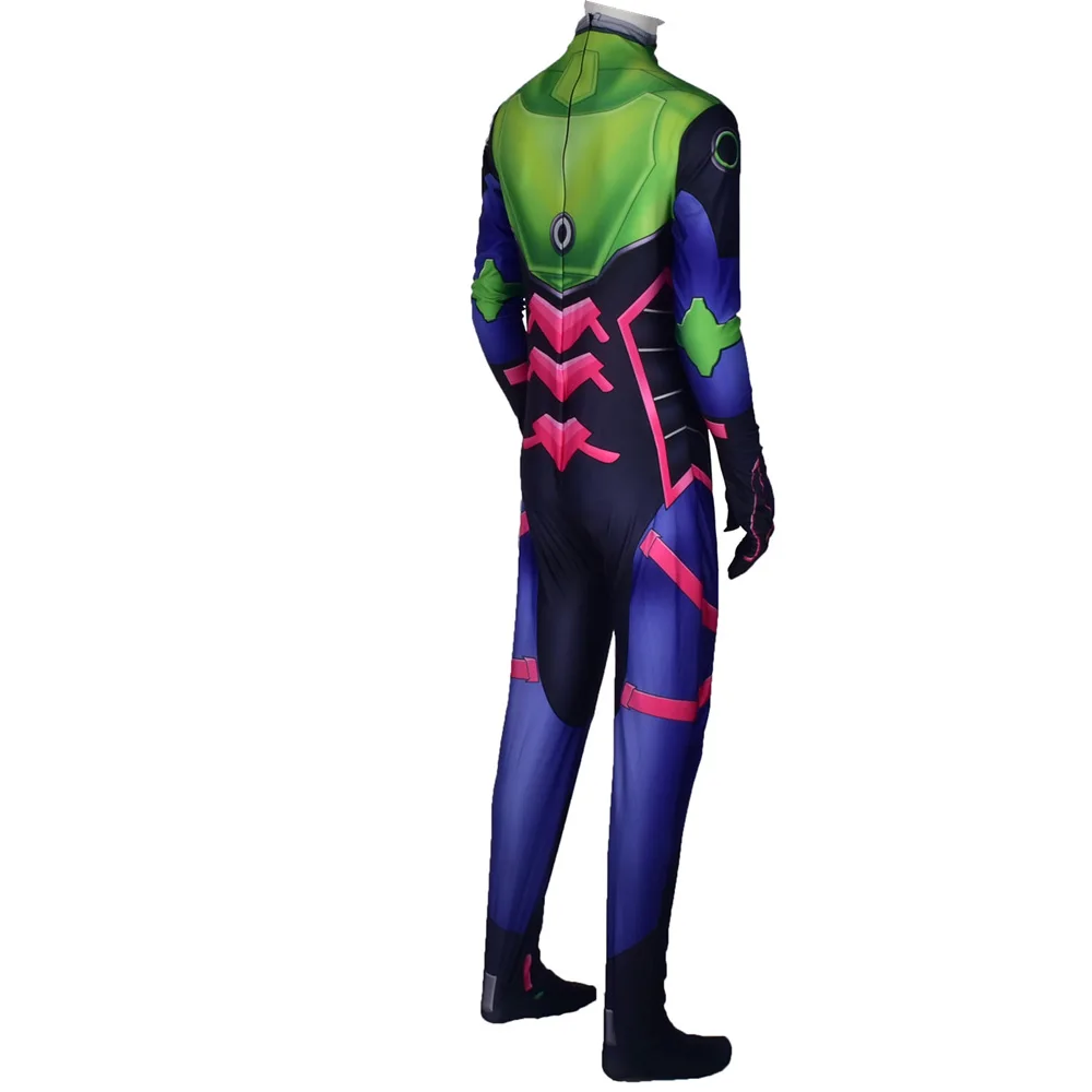 Nano Cola D. Va костюм супергероя костюм для косплея DVA Хэллоуин Zentai боди