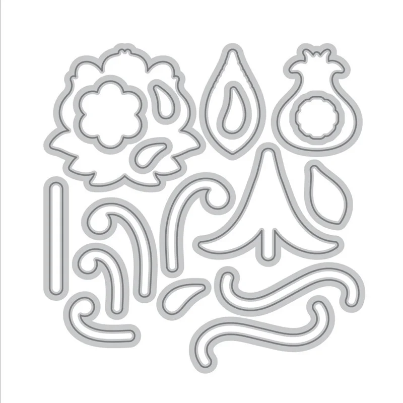 

2019 DIY New Layer Metal Cutting Dies and Scrapbooking For Paper Making Flower Wonderful Wycinanki Die Set Embossing Frame Card