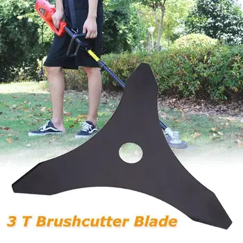 

Universal Black Trimmer Blade 3T Brushcutter Blade Bushes Cutting Home Lawn Machine Professional Steel 3 Teeth Accessories