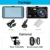 Автомобильный видеорегистратор Dash Cam Dual Lens HD 1080P Auto Digital 4" IPS Touch Screen DVR Camera G-Sensor WDR Car DVRS Dashcam Camera