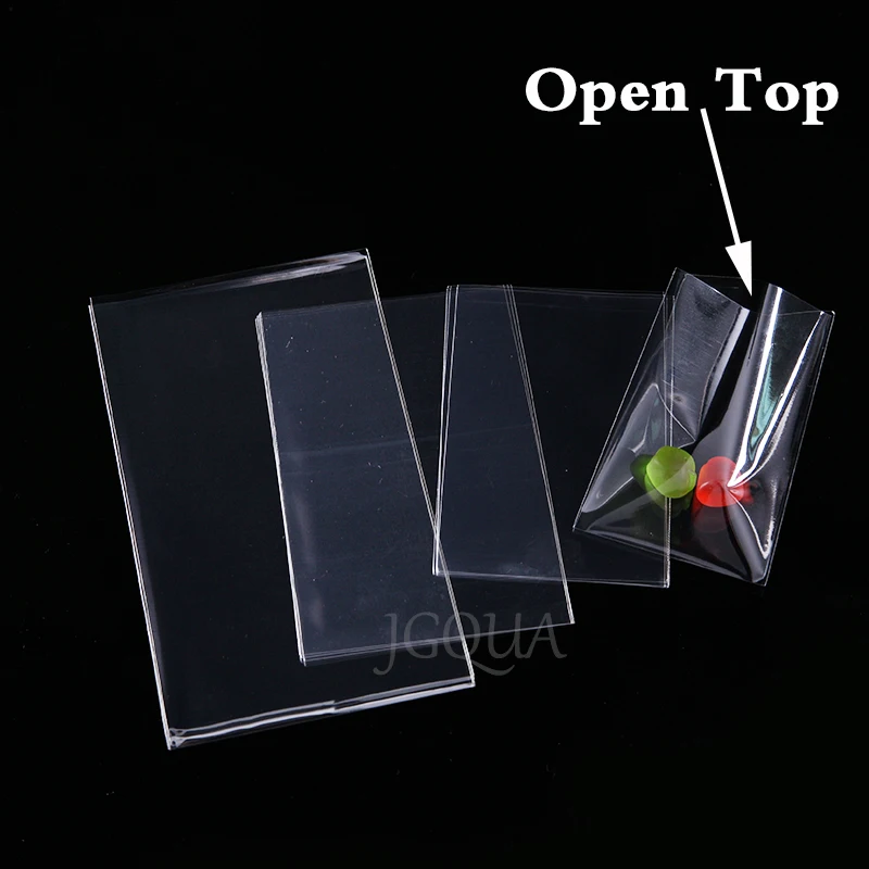 Transparent Flat Open Top Candy Bag OPP Plastic Cellophane Bag Lollipop  Packing Cookies Packaging Wedding Party Small Gift Bags - AliExpress