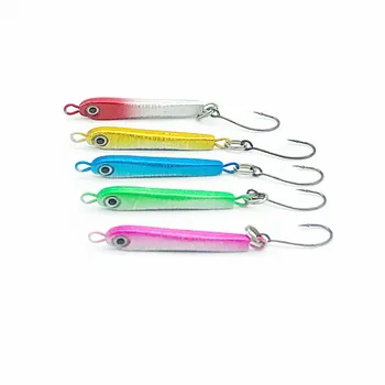 

Fishing Micro Jigs Small Decoys Artificial Lure Jigbait 3.5cm/3.5g Single Hook Shore Cast Metal Bait 1 Piece Sale