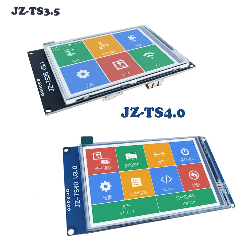 2 8 4 3 5 дюймов многоязычный цветной JZ TS28/35 V3.1 TS40 сенсорный экран дисплей WIFI Ramps1.4