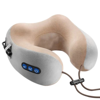 

Multi-Function Massage U-Shaped Pillow Shoulder And Cervical Vertebra Electric Outdoor Portable Car Health Care Kneading Chargin