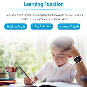 

Kids 4G Smart Watch GPS Locator Dual-Core Alarm Bluetooth WiFi for Children Gift JHP-Best