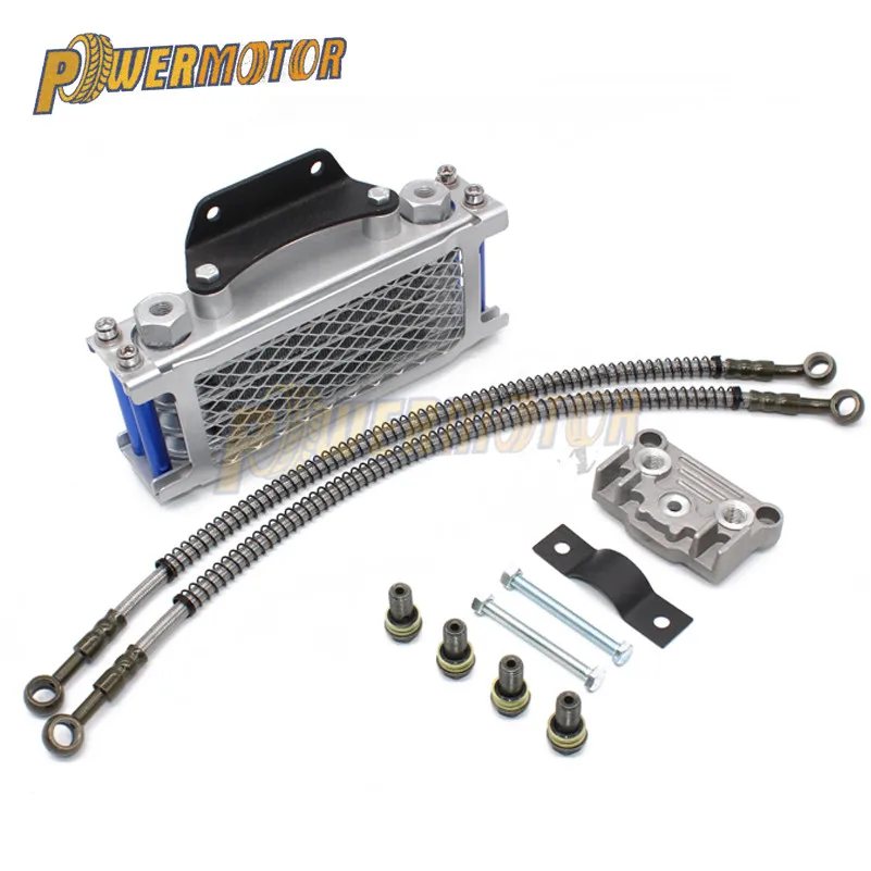 

Oil Cooling Cooler Radiator Motorcycle Oil Cooler Set For 125cc 140cc Horizontal Engine Chinese Made Dirt Pit Monkey Bike ATV
