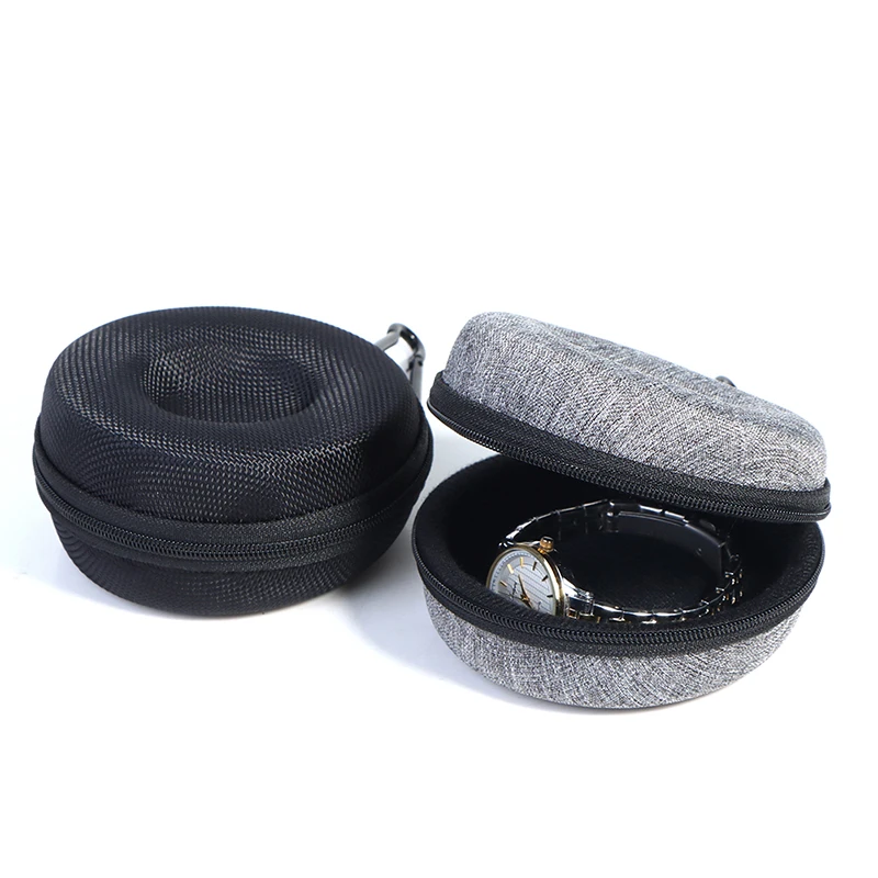 Single Watch Travel Case Zipper Storage Coin Bag For Smart Watch Wristwatch Box Waterproof Portable Storage Box