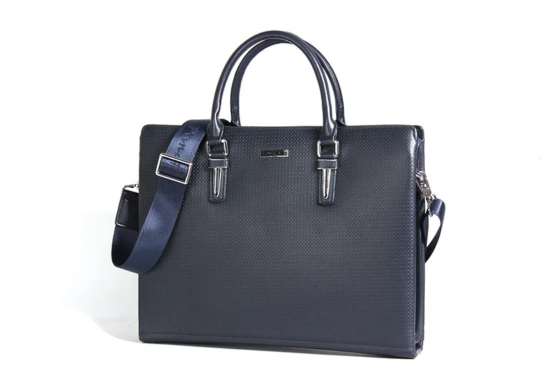 New Leather Men's Handbag Men's Business Handbag Case Leather Briefcase Head Layer Leather Handbag Man