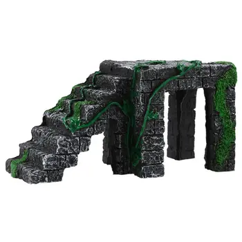 

Promotion! Resin Landscape Aquarium Turtle Ramp Peregrine Climb Stone Habitat ornament