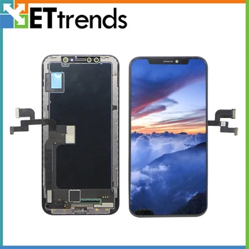 

1 Piece 100% Original Refurbished OLED for iPhone X touch Digitizer Glass Screen Assembly DHL Free Shipping