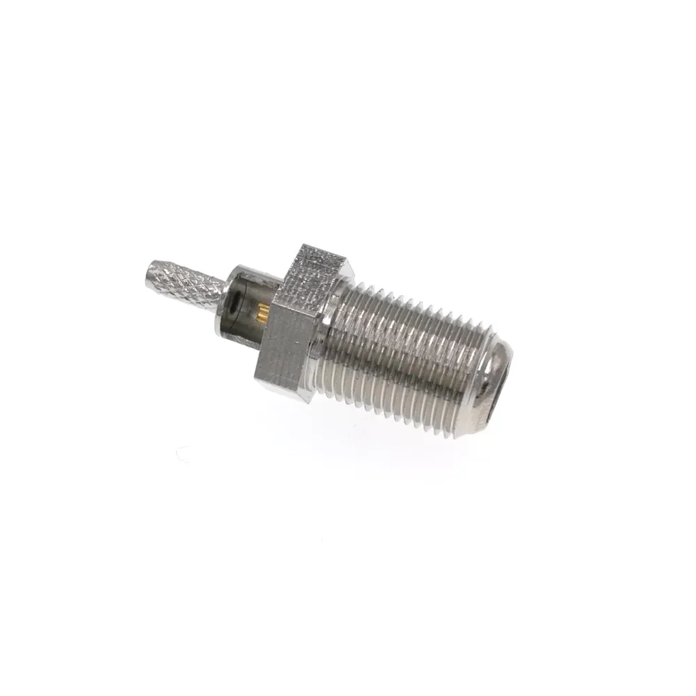 10 шт. F Женский Гайка перегородка обжимной для RG174 RG316 LMR100 RF разъем