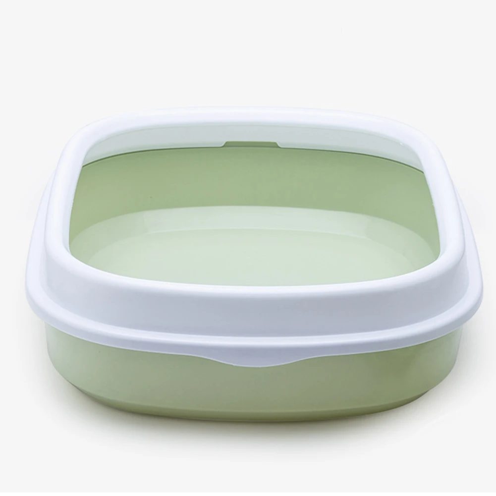 Cat Litter Box Semi-closed Anti Splash Pet Toilet Home Kitten Puppy Clean Plastic Sandbox Cats Dog Tray Bedpan with Scoop Cat Litter Box Semi-closed Anti Splash Pet Toilet Home Kitten Puppy Clean Plastic Sandbox Cats Dog Tray Bedpan with Scoop