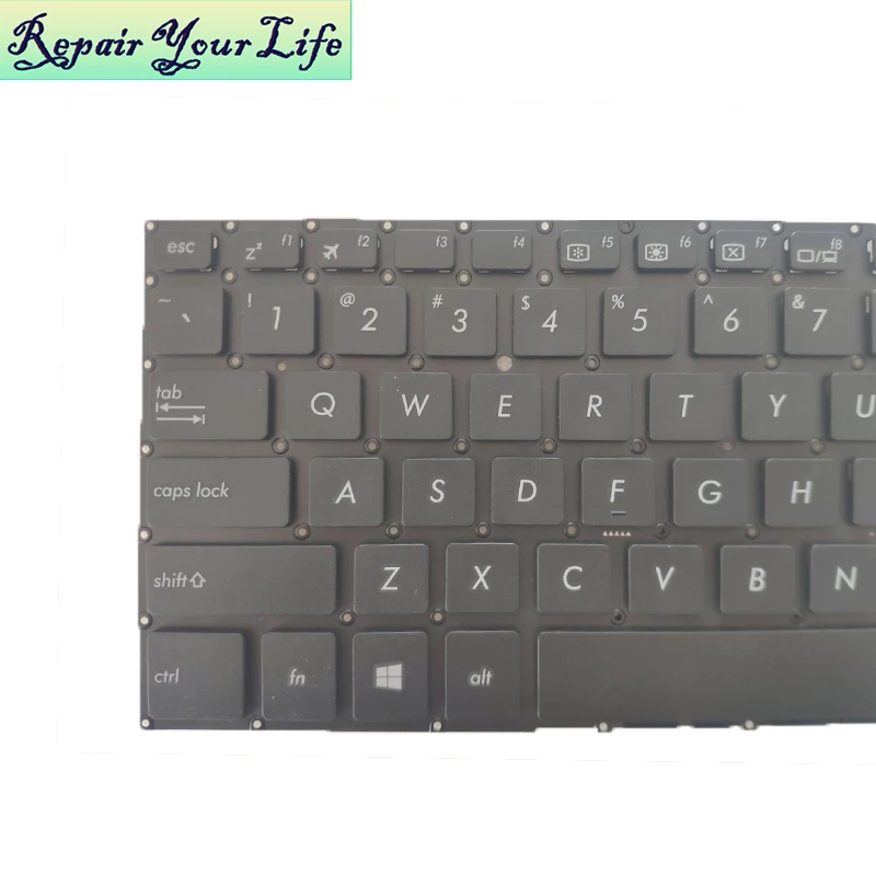 Teclado do Portátil para Asus Acessórios de Teclado Inglês Aexkdu000 9z.ndasq.201 Nsk-wj201 Cinza Chicony S410 Eua 0knb0-f120us00 - Imagem 3