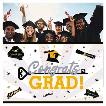 

2020 Graduation Photo Booth Props Graduation 2020 Party Decorations Congrats Grad Banner Graduation Balloons Class From New
