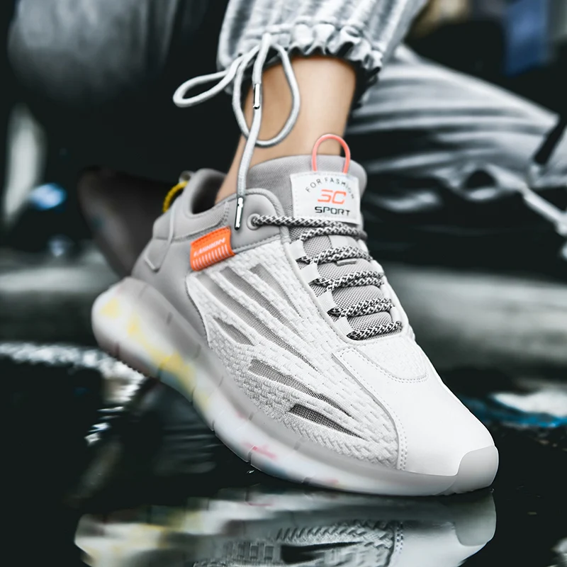 Кроссовки женские летние с противоскользящей амортизирующей подошвой