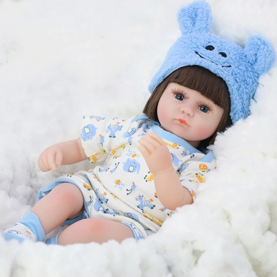

Manufacturers Direct Selling Reborn Dolls Model Infant Doll Vinyl Soft Silcone Explosion Paragraph 42cm Customized