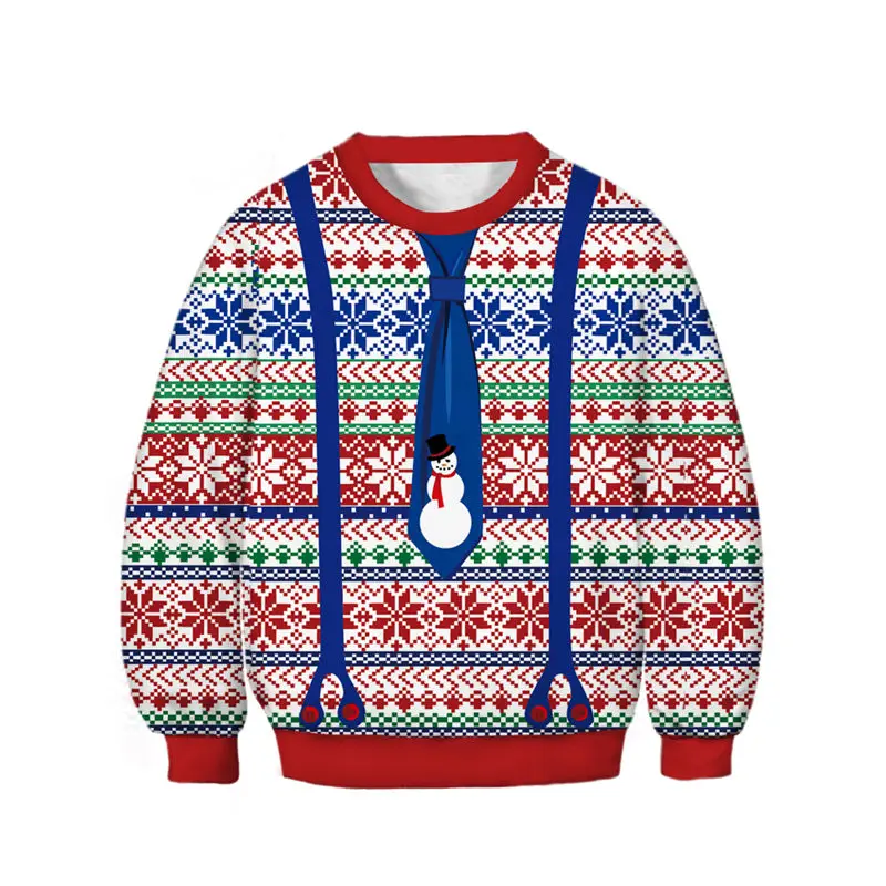 TZ00012 LEAPPAREL/толстовка с капюшоном для мальчиков и девочек с милым 3D-принтом котенка; детская одежда; красивые топы для рождественской вечеринки; Забавный Рождественский пуловер - Цвет: TZ00012