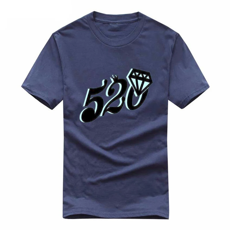 Cotton Casual Black 520 diamond LOGO Printing Men's T-shirt Top Fashion Short-sleeved Men's Tshirt Shirt 2019 Hanukkah Off Whi Cotton Casual Black 520 diamond LOGO Printing Men's T-shirt Top Fashion Short-sleeved Men's Tshirt Shirt 2019 Hanukkah Off Whi