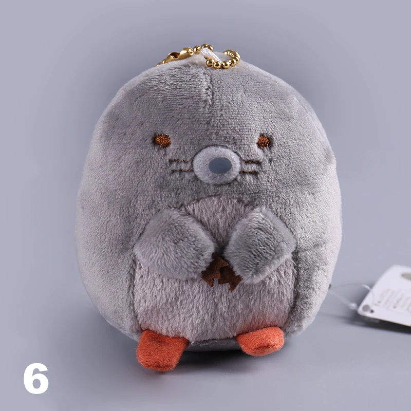 Sumikko Gurashi Keychain Ornament Peluche 8cm Stress Relieve Doll Kids Girl Cute Birthday Gift Plush Suffed Toys Kawaii Animal (18)