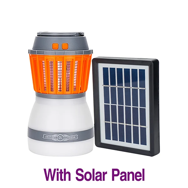 Solar Portable LED Mosquito Killer Waterproof IP67 50lm 100lm 280lm USB Solar Home Electric Mosquito Killer Photocatalysis mute Lamp - Цвет: Solar