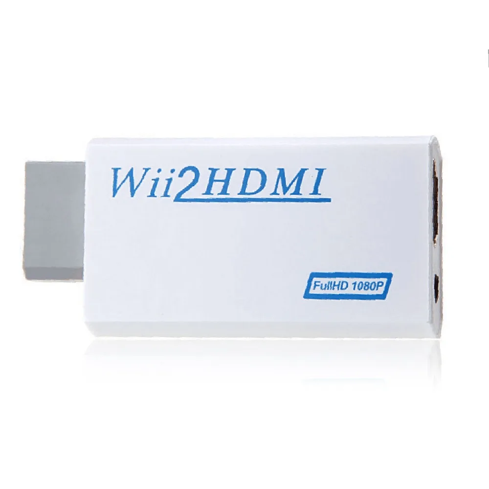 

For Nintendo Wii Hassle Free Plug and Play For Mando Wii to HDMI 1080p Converter Adapter Wii2hdmi 3.5mm Audio Box For Wii-link