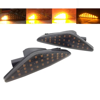 

Pair Led Dynamic Side Marker Turn Signal Light Sequential Blinker Light For BMW X5 E70 X6 E71 E72 X3 F25 Amber