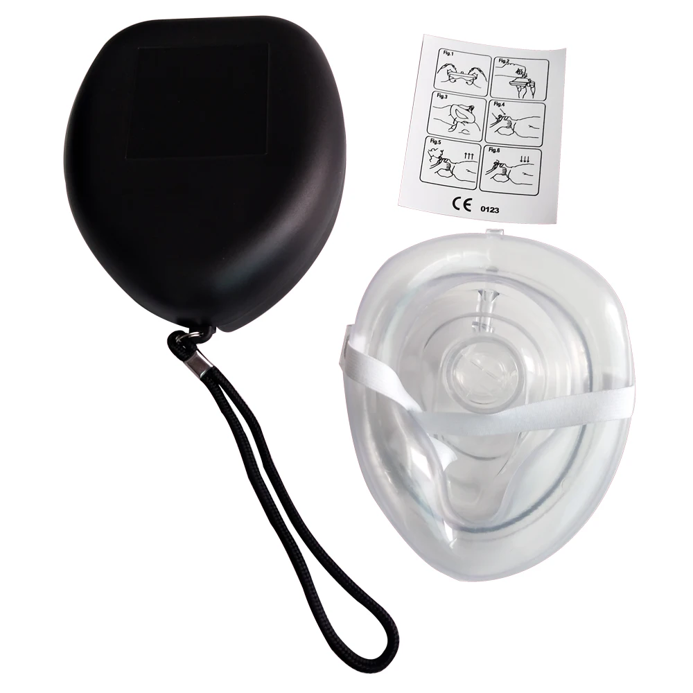 5 шт. большой защитный экран Cpr для первой помощи дыхательная маска Cpr школьные Обучающие инструменты для наружного искусственного восстановления сердца спасательная коробка