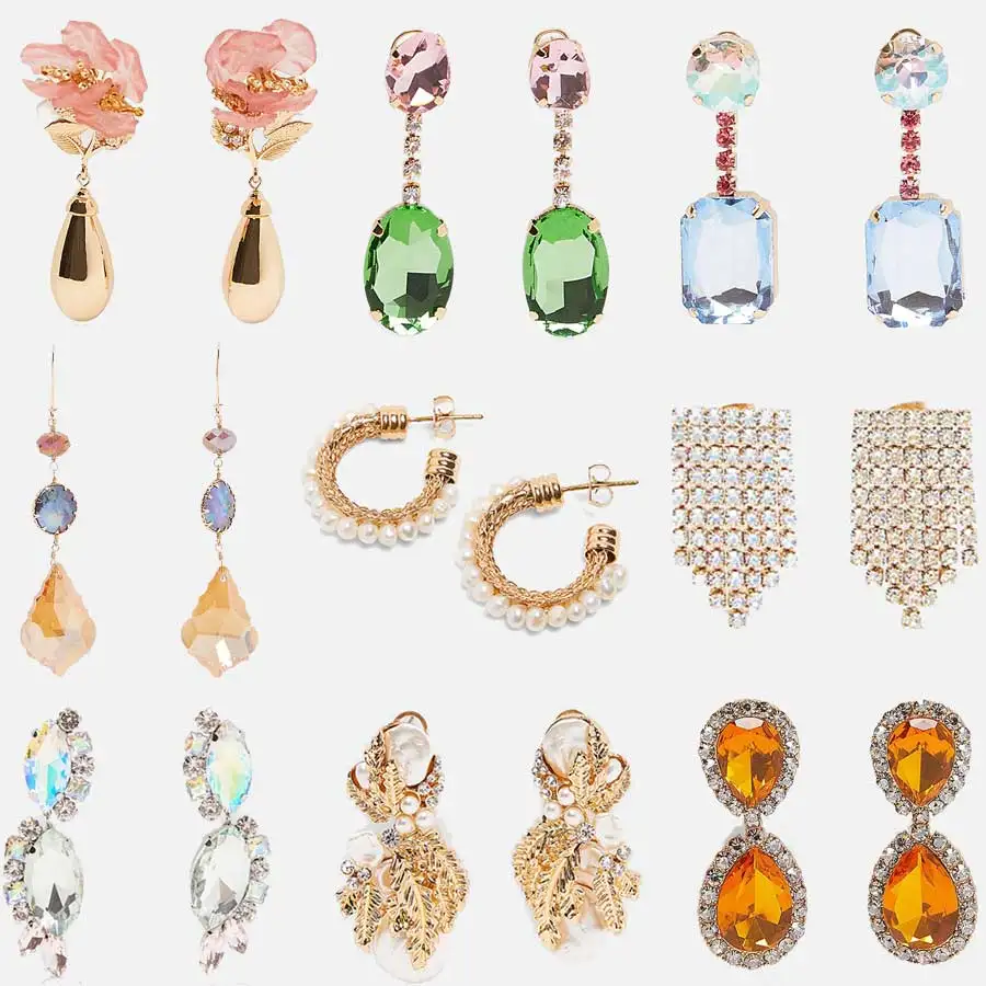 

Bohemian Glass Flamingo Drop Earring Ethnic Seahorse Dangle Earrings for Women 2019 Statement Fashion Animal Ear Rings Jewelry