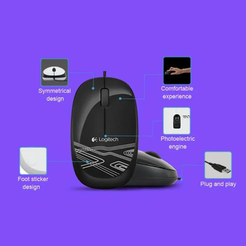USB Проводная мышь 1000 dpi для Mac OS/Windows PC/ноутбука, универсальные перезаряжаемые мыши, компьютерные аксессуары, newst