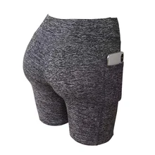 Легинсы для спортзала Короткая Йога Женская Спортивная одежда для женщин/атлетические/упражнения/фитнес/тренировки/шорты с карманами