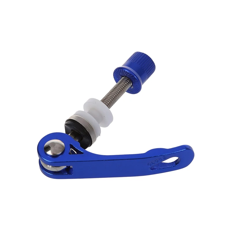 Road Bike Bicycle Seat Post Quick Release Binder Clamp Bolt Blue