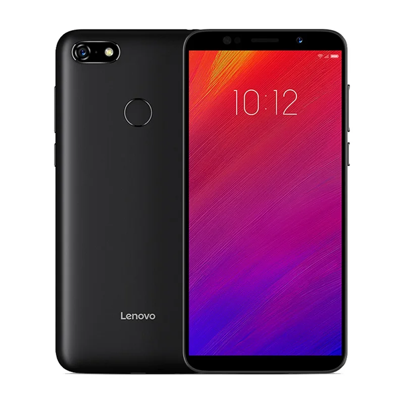 Мобильный телефон lenovo A5, 3 ГБ, 16 ГБ, 4000 мА/ч, MTK6739, четыре ядра, 5,45 дюйма, полноэкранный смартфон, отпечаток пальца, 4G-LTE, мобильный телефон - Цвет: BLACK