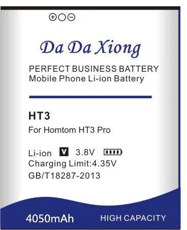 Da Xiong 4050 мАч HOMTOM HT3 батарея для HOMTOM HT3 HOMTOM батарея