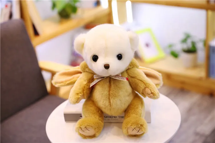 Труба плюшевый мишка кукла подлинный Ragdoll девушка Hug игрушечная панда Рождественский подарок на день рождения милые плюшевые игрушки Elfe на полке