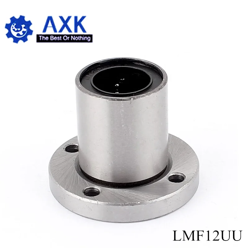 Free Shipping 4pcs/lot LMF12UU 12mm flange linear ball bearing for shaft CNC | Обустройство дома