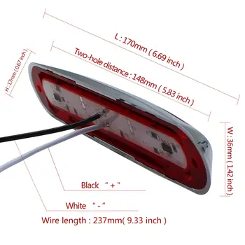 

Waterproof Side Marker Lights Shock Proof Dust Proof Red Truck 12V/24V