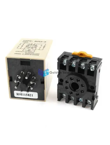 ST3PF JSZ3F ST3PF 8-Pin DPDT 10s Off-delay Operation Time Delay Timer Relay Bla