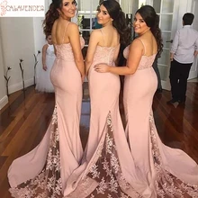 blush pink dress bridesmaid