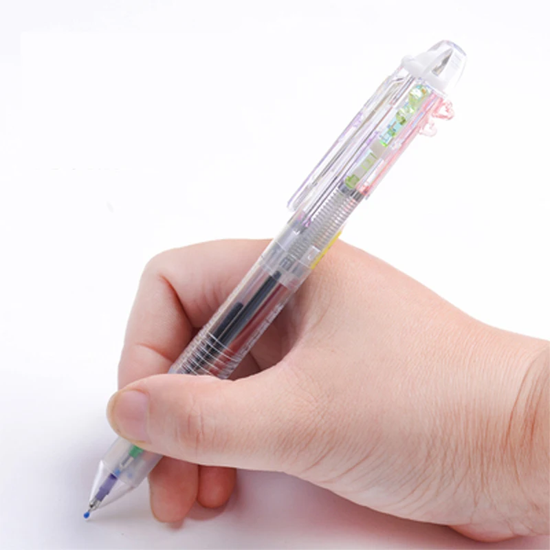 파일럿 다목적 펜 Hi-Tec-C 콜레토 4 색 멀티 펜 바디 어셈블리, 4 리필 BLLH-CLT4