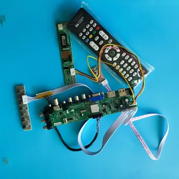 

Kit for LP154W01-TLA1/A2 AV HDMI VGA 1280X800 Screen monitor DVB-T LCD Panel Digital USB TV Controller board 1 CCFL remote 15.4"