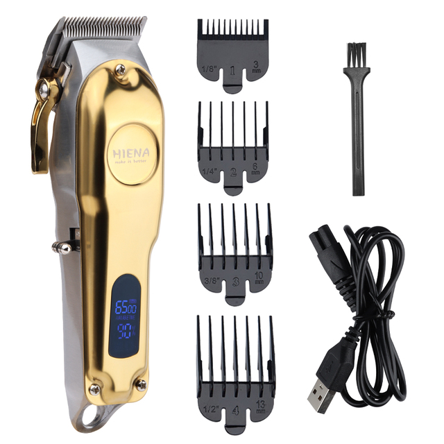 Hair Clipper Electric Hair Trimmer Cordless Shaver Trimmer 0mm Men Barber Hair Cutting Machine for Men Rechargeable USB