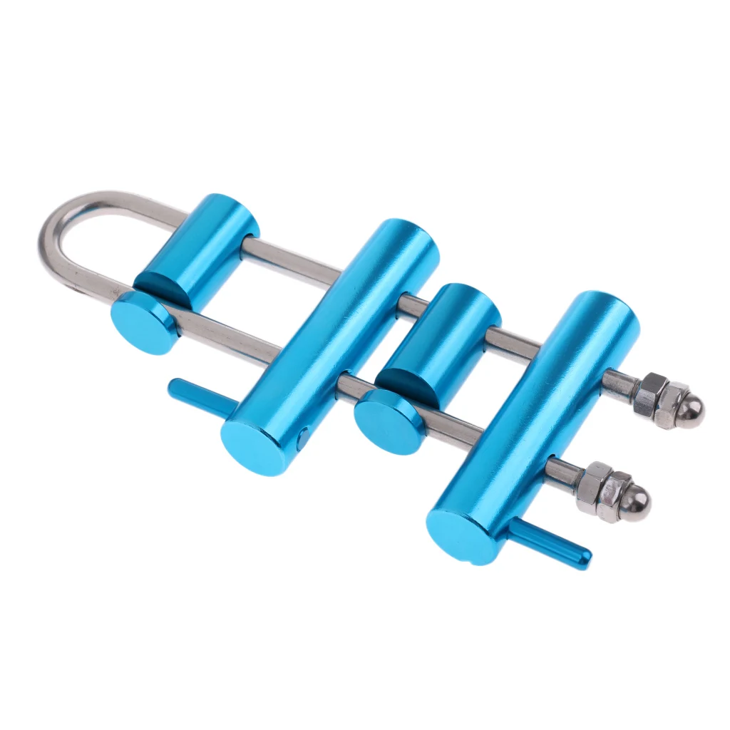 

Climbing Rappelling Belaying 4 Bar Long Distance Friction Rack Descender