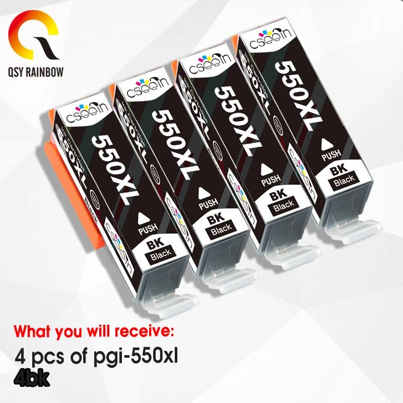 Ink Cartridge PGI550 CLI551 for Canon 10 XL Pixma iP7250 MG5450 MG5550 MG5650 MG5655 MG6350 MG6450 MX925 Printer Supplies