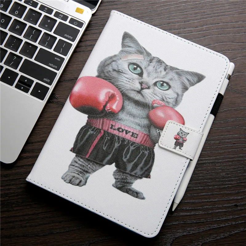 Чехол для iPad Mini 1 2 3 4 Чехол Tiger Flower Panda Smart Wallet Tablet Case Funda для mini iPad mini 2 mini 3 mini 4 7,9 - Цвет: As picture