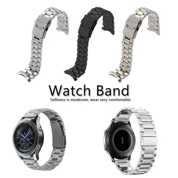 

18mm 20mm 22mm 24mm Width Men Stainless Steel Band Watch Strap Arc solid Metal strap wristband watch accessories