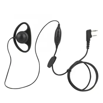 

2-Pin D-Type Walkie Talkie Earpiece Headset Two Way Safety Radio Earphone Fits for Baofeng