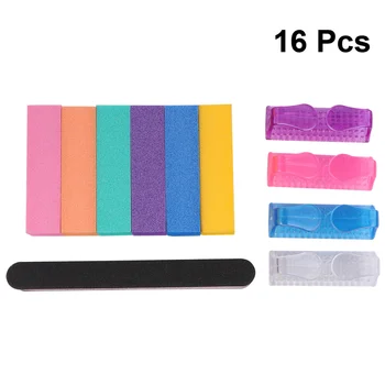 

1 Set/16pcs Practical Nail Art Tools Manicure Files Convenient Manicure Tools Nail Art Accessories Supplies for Women Female