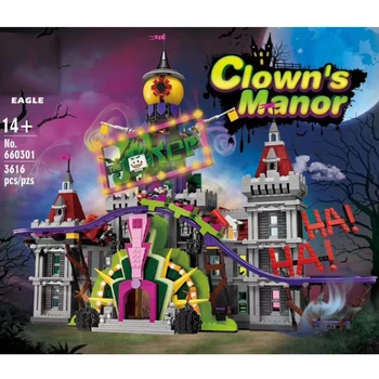 

Lepining Creator Expert City Street View MOC The Joker Manor Park 3329pcs Model Building Blocks Bricks Gift Toys For Children