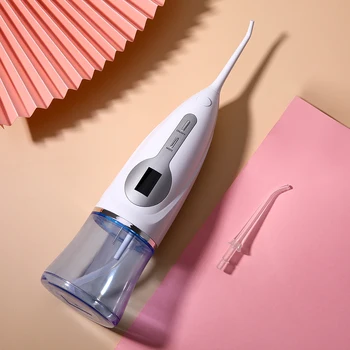 

Portable Oral Irrigator 3 Mode Electric 300ML Dental Irrigator Water Dental Flosser Jet Led Display Dental Cleaning Machine